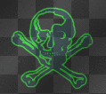 green skull