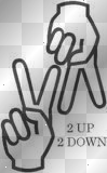 2 up 2 down
