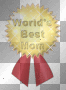 World's Best Mom Badge