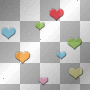 Colorful Hearts pattern