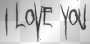 I love you gothic