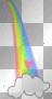 hearts and rainbow