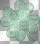Glittery Shamrock