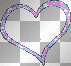 purple blue heart