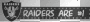 raiders are #1