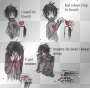 how emo hearts are broken....