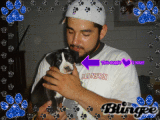 manu and his puppy