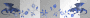 pretty blue divider