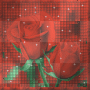 red glitter rose sparkle background