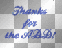 thx 4 add