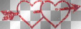 hearts and arrow