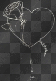 heart and rose