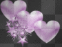 black/purple hearts and stars