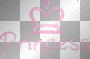 princess with crown in pink