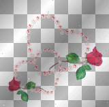 hearts and roses