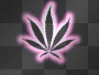 Glowing Pot Leaf