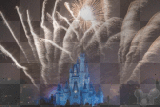 Disney at night