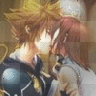 Sora and Kairi kissing