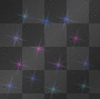 blinking stars (colorful)