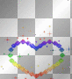 glittery heart
