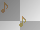 notas musicais douradas