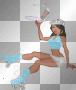 Blue girl