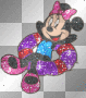 Minnie mouse swimming