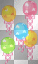Coloured Balloons