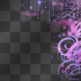 Abstract pink and purple stars