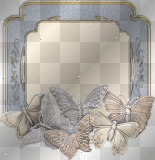 blue butterfly frame