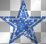 blue glitter star blue glitter star