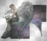 angel facing left