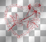 Heart and a rose