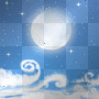 santa on da moon