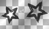 black and white stars