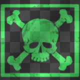 green skull