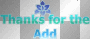 Thanx 4 the add