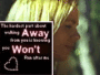 WALKING AWAY