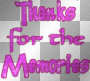 Thanks for the Memories