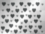 grey and black hearts