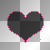 Black Pink Heart