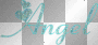 aqua "angel" with hearts
