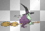 witch flying