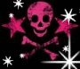the shiny shimmering pink skull