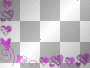 Pink heart frame