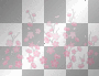 Pink flower frame
