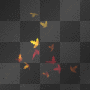 swirling leaves