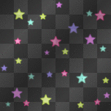 Flashing Colored Stars