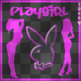 playboy, flashing, backround