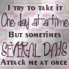 1 day at a time